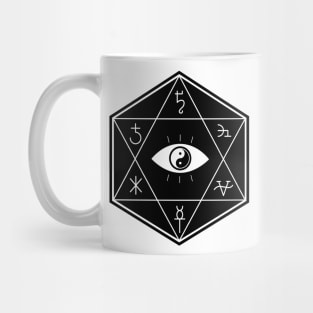 Hexapentacle on White Mug